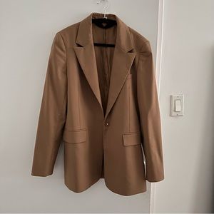 & other stories camel blazer